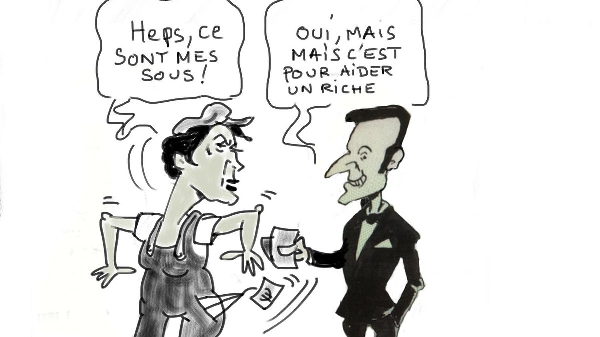 Illustration - Macron, ses ministres et députés, au combat contre les travailleurs