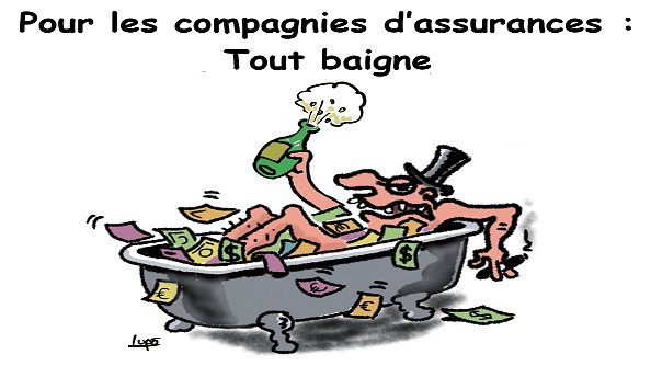 Illustration - Compagnies d’assurances : inondées… de profits !