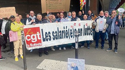 Illustration Les travailleurs externalisent leur colère à Paris