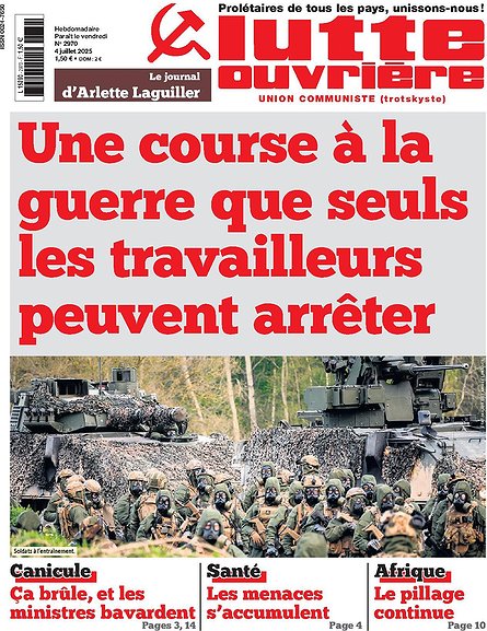Une du n°2970