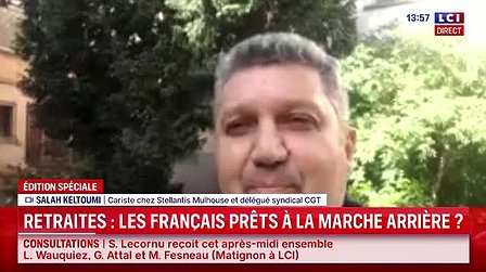 Illustration Interventions sur LCI : Salah Keltoumi, ouvrier à Stellantis Mulhouse